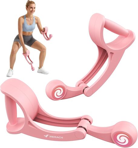Merach Ropeless Battle Ropes for Home Gym, Twister Arm Trainer, Forearm Strengthener, Portable Cordless Battle Ropes, Handle & Smooth Bearing, Lightweight Ergonomic Non-Slip, HIIT Full Body in Saudi Arabia