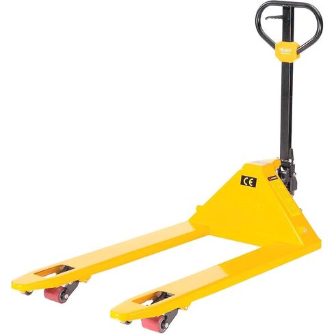 Global Industrial Manual Pallet Truck, 5500 Lb. Capacity, 21" W x 48" L Forks, Industrial Duty Narrow Forks Pallet Jack for Warehouse, Manufacturing and Retail in Saudi Arabia