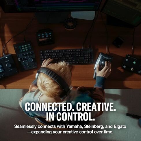 Yamaha CC1 USB Controller for Elgato Stream Deck system and DAWs, 12 Assignmable LCD Keys, Motorized Fader, AI knob, Full transport Section, Foot Controller Input CC1 in Saudi Arabia