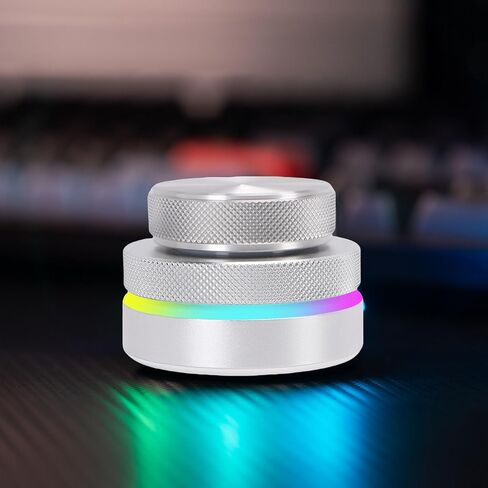 ciciglow Customizable Knob Controller, Bluetooth 5.0 2.4G USB C Wired Three Mode RGB Light, with One Click Input for Multimedia Digital Audio Workstation Video Editing in Saudi Arabia