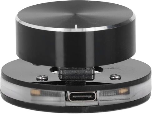 مقبض التحكم في مستوى الصوت USB الممتع وحدة تحكم تعديل الوسائط الخارجية للوسائط المتعددة مع ضوء RGB متوافق مع أجهزة الكمبيوتر التي تعمل بنظام Android in Saudi Arabia