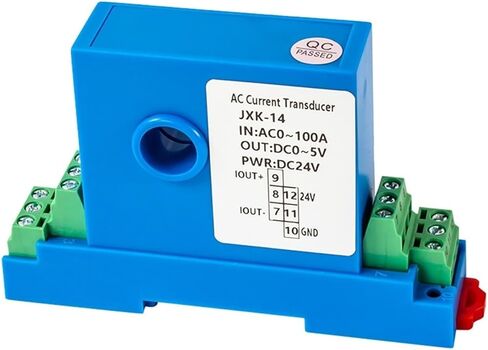 الاستشعار الحالي 5A 10A 20A 50A 200A الارسال 4-20mA 0-10V RS485 الناتج أمبير محول الحالي محول (AC 0-10A_4-20MA_DC24) in Kuwait