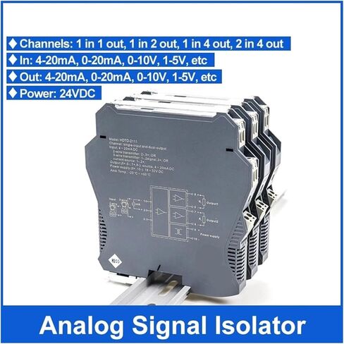 220V Power Supply 4-20mA 0-10V Analog DC Active Passive Signal Isolation Converter(0-10V in_220V_0-10V) in Kuwait