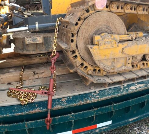 Mytee Products 3/8" Grade 70 Chain and Binder Kit | Includes (4) 3/8" - 1/2" Ratchet Load Binder & (4) 3/8" x 20' G70 Transport Chain w/Grab Hooks | 6600 lbs WLL for Flatbed Truck Trailer Tie Down in Saudi Arabia