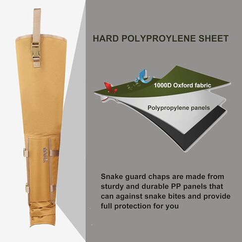 Snake Guard Snake Chaps, Superior Snake Bite Protection Gear, Waterproof Snake Gaiters for Hunting in Saudi Arabia