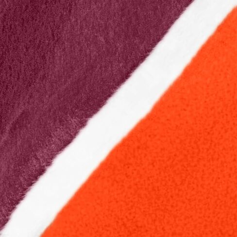 Logo Brands NCAA Virginia Tech Hokies Puff Pillow – Plush, Soft, Stretchy with Team Color Design in Saudi Arabia