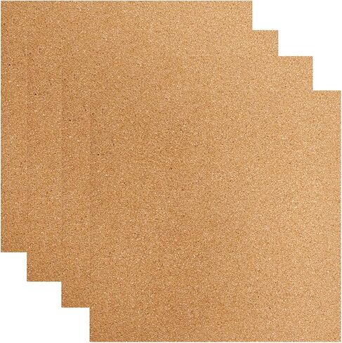 4Pcs Thick Cork Panel 300X300mm Slices Craft Carving for H2D 300X300mm Printer Office Home Accessories Multipurpose Sheets for Furniture Padding in Saudi Arabia