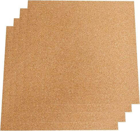 4Pcs Thick Cork Panel 300X300mm Slices Craft Carving for H2D 300X300mm Printer Office Home Accessories Multipurpose Sheets for Furniture Padding in Saudi Arabia