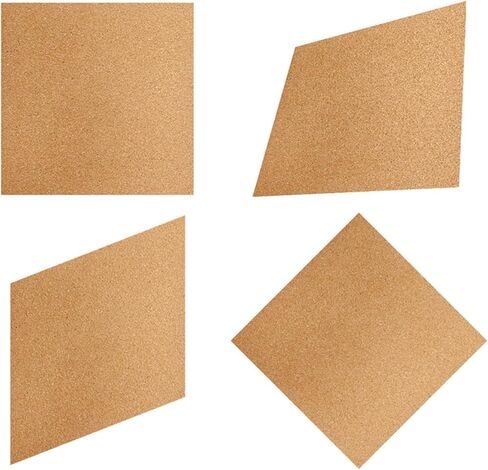 4Pcs Thick Cork Panel 300X300mm Slices Craft Carving for H2D 300X300mm Printer Office Home Accessories Multipurpose Sheets for Furniture Padding in Saudi Arabia
