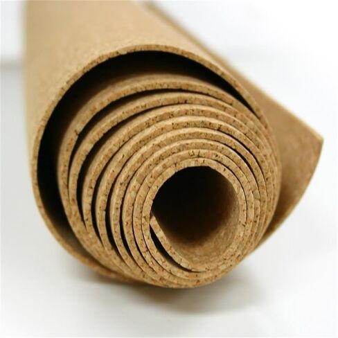 Pemberly Row Modern Wood Cork Roll, 48" x 96", Natural Finish, Flexible Self-Healing Material, Ideal for Crafts, Soundproofing, DIY Corkboards, Shelf Lining, Decorative Insulation in Saudi Arabia