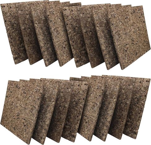 12 x 12 Dark Cork Tiles 16 Pack | (2 Units) in Saudi Arabia