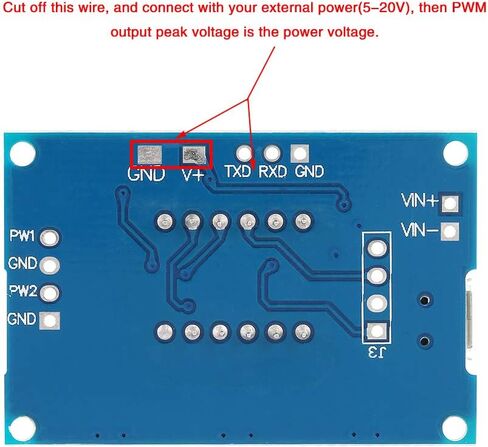 Adjustable 2 Channel PWM Frequency Duty Cycle Generator, for MCU Pulse Control, Serial Communication in Saudi Arabia