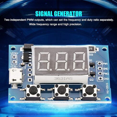 Adjustable 2 Channel PWM Frequency Duty Cycle Generator, for MCU Pulse Control, Serial Communication in Saudi Arabia
