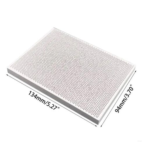 Honeycomb Ceramic Soldering Boards,Anti-Ultraviolet Honeycomb Ceramic Soldering Board - 134mm x 94mm for High-Frequency Welding, Crack Resistant in Kuwait
