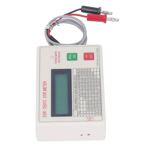 ESR-2501C مكثف رقمي ESR DCR اختبار 0 إلى 25Ω دقة عالية قياس تيار مستمر تعديل تلقائي صفر إيقاف ذكي in Kuwait