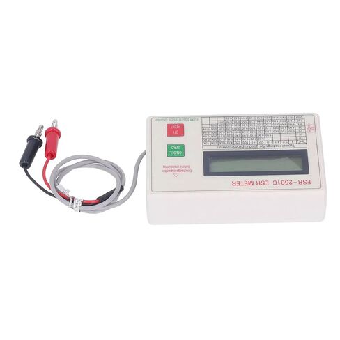 ESR-2501C مكثف رقمي ESR DCR اختبار 0 إلى 25Ω دقة عالية قياس تيار مستمر تعديل تلقائي صفر إيقاف ذكي in Kuwait