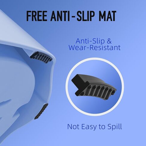 وعاء الكلب البطيء للكلاب الكبيرة - وعاء ألغاز تفاعلي غير متين غير متين ، ونظيفة سهلة لمنع الانتفاخ والإفراط في تناول الطعام ، خالية من BPA بنسبة 100 ٪ (أصفر) in Kuwait