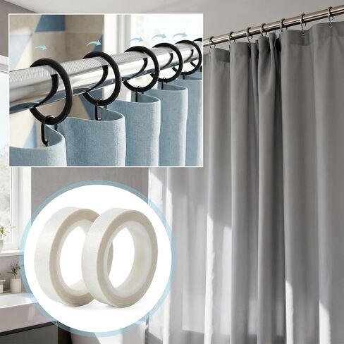 شريط منزلق للدرج منخفض الاحتكاك مقاس 1/2 بوصة × 33 قدم، أشرطة انزلاقية للستائر شفافة مقاومة للصرير والتآكل وشريط حماية للسطح من الضوضاء لأثاث ستائر الخزانة الخشبية in Kuwait