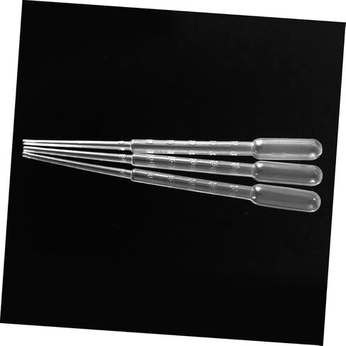 100-count 3ml Plastic Pipettes Safe Disposable Serological Micropipettes for Fragrance Lab Use Micro Measuring in Saudi Arabia