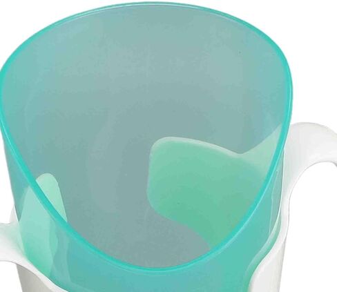 Asixxsix Adult Sippy Cup, Beveled Mouth Transparent Patient Care Cup, Spill Proof Cups with Holder for Bedridden Elderly Disabled Postoperative Swallowing Dysfunction in Saudi Arabia
