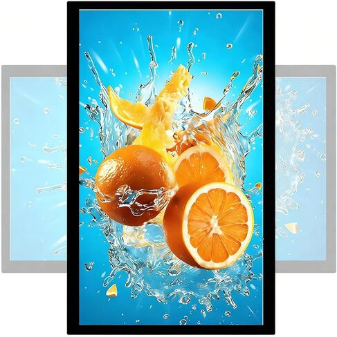 كشك الإعلانات الرقمية ومشغل الوسائط، شاشة عرض LCD، HDMI/USB/WiFi، تبديل صورة المناظر الطبيعية، شاشة ذكية مقسمة تعمل باللمس مقاس 13.3 بوصة in Kuwait