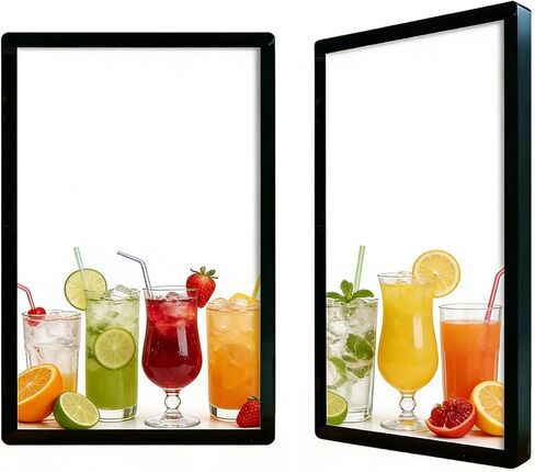 شاشة إعلانية رقمية مثبتة على الحائط، مشغل وسائط LCD بدقة 1080 بكسل عالي الدقة IPS LCD، النشر عن بعد، تشغيل متكرر وشاشة مقسمة ذكية لأعمال البيع بالتجزئة والمواد الغذائية، غير قابلة للمس - 21.5 بوصة in Kuwait