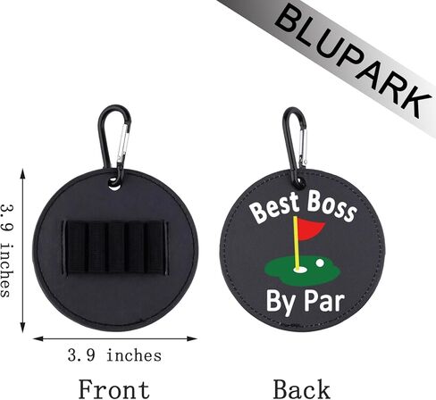 Best Boss by Par Leather Golf Tees Holder Funny Golf Tee Tag Golf Tee Dispenser Gift for Boss in Saudi Arabia
