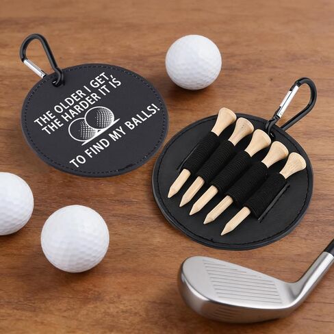 Golf Tees Holder The Older I Get The Harder It is to Find My Balls Golf Tee Tag Gift for Dad in Saudi Arabia