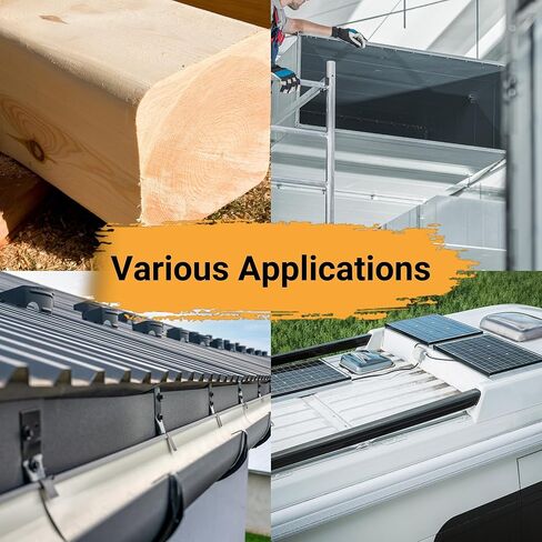 شريط مانع التسرب HSS Butyl B1+ فضي، شريط بوتيل مقاوم للماء، محكم ومقاوم للأشعة فوق البنفسجية العالية، مقاوم للطقس ودرجة الحرارة، إصلاح RV، إصلاح السقف، الأنابيب، القوارب، الفتحات، الخشب - فضي، 4 بوصة × 50 قدم in Kuwait