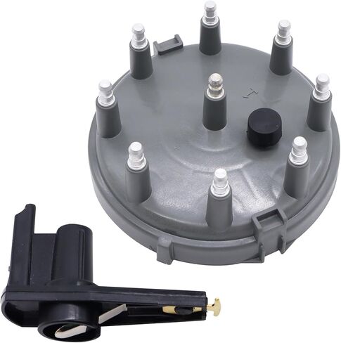 T3109ID Red Male Male Hei Distributor Cap و Rotor متوافق مع معظم موزعي Chevy ، Ford ، Mopar Hei ما بعد البيع ، K549 SBC 283 305 307 327 350 400 BBC 454 396 427 مجموعة CAP CAP USSEMBLY in Saudi Arabia