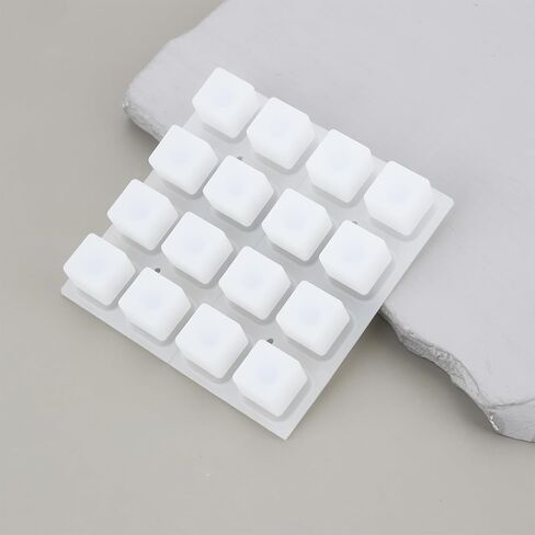 eMagTech 4x4 Button Keypad Silicone Elastomer 60x60x11.5mm for 3mm LEDs, Compatible with NeoTrellis RGB Driver PCB (73-5431) in Saudi Arabia
