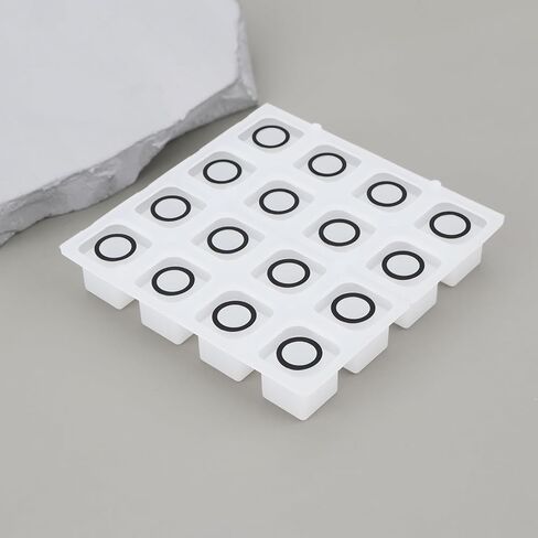 eMagTech 4x4 Button Keypad Silicone Elastomer 60x60x11.5mm for 3mm LEDs, Compatible with NeoTrellis RGB Driver PCB (73-5431) in Saudi Arabia