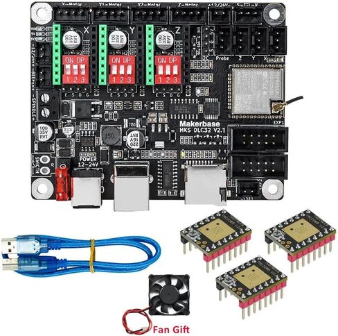 Makerbase Mks TS35 TS24 Touch Screen Ts3.5 Ts2.4 Tft LCD Shield for Mks Dlc32 V2.0 Control Card 32 Bit CNC Offline Controller (Standard*10) in Saudi Arabia