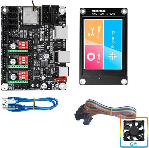 Makerbase Mks TS35 TS24 Touch Screen Ts3.5 Ts2.4 Tft LCD Shield for Mks Dlc32 V2.0 Control Card 32 Bit CNC Offline Controller (Standard*10) in Saudi Arabia