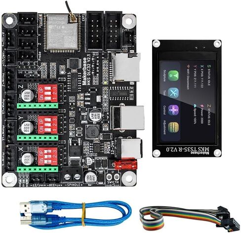 Makerbase Mks TS35 TS24 Touch Screen Ts3.5 Ts2.4 Tft LCD Shield for Mks Dlc32 V2.0 Control Card 32 Bit CNC Offline Controller (Standard*10) in Saudi Arabia