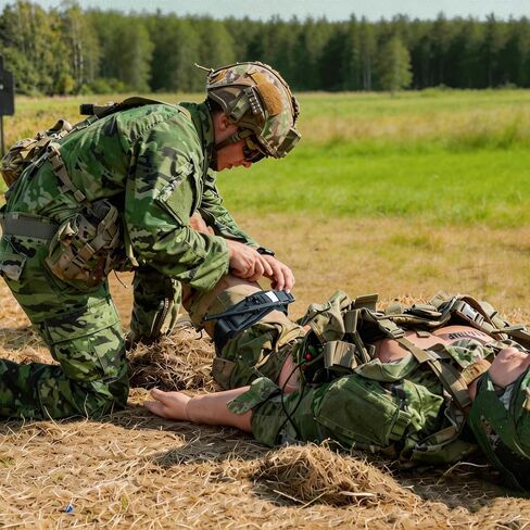 Tourniquet for First Aid, Fast Stop Bleeding, Professional Medical Tactical Emergency Tourniquet, A Must-Have Accessory for Outdoor, Home, Hunter, Camper, Police Men and Army in Kuwait