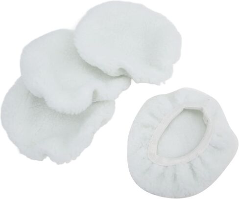 Car Polisher Pad Set, 20 Pieces 6 Inch Microfiber Buffing Bonnet for Cars and Motorcycles - Durable Soft Material, Reusable Polishing Pads for Waxing and Cleaning in Saudi Arabia