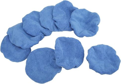 Car Polisher Pad Set, 20 Pieces 6 Inch Microfiber Buffing Bonnet for Cars and Motorcycles - Durable Soft Material, Reusable Polishing Pads for Waxing and Cleaning in Saudi Arabia
