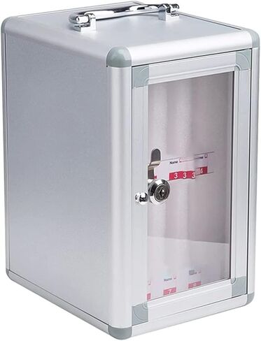 48 Slots Cell Phone Storage Box Aluminum Alloy Wall Mounted Numbered Mobile Phone Cabinet Organizer Box for School Factory Examination (8) in Saudi Arabia