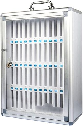 Mobile Phone Safe 12-60 Slots Cell Phone Storage Cabinet with Lock Metal Staff Student Mobile Phone Storage Box Class Storage Phone Cabinet in Saudi Arabia
