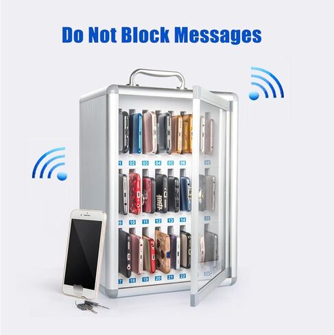 Mobile Phone Safe 12-60 Slots Cell Phone Storage Cabinet with Lock Metal Staff Student Mobile Phone Storage Box Class Storage Phone Cabinet in Saudi Arabia