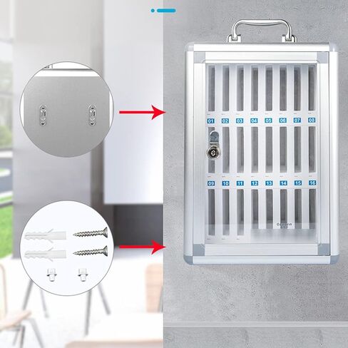 Mobile Phone Safe 12-60 Slots Cell Phone Storage Cabinet with Lock Metal Staff Student Mobile Phone Storage Box Class Storage Phone Cabinet in Saudi Arabia