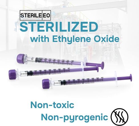 ONE-CARE Lab ENFit Syringe 1ml with Mounted Cap, Sterile, Low Dead Space, 30/bx Blister-Packed, Box of 30 Syringes, in Saudi Arabia