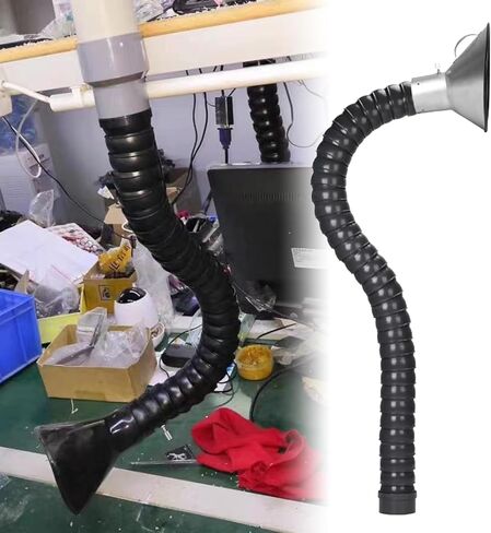 2" 3" 4" 8" Articulated Hose Air Extractor, Flexible Duct Collector Arm with Hood for Laboratory/Factory, Fume & Smoke Extractors in Kuwait