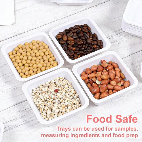 Weigh Boats Medium (100ml, 250Pack), Bulk Disposable Plastic Trays for Scale, Anti-Static White Square Tray Weighing Dishes for Polystyrene Lab Dish, Powder, Liquid, Epoxy, Food Sample Container in Saudi Arabia