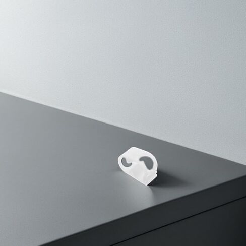 Luxshiny 30pcs Adjustable Plastic Tube Pinch Clamps for Aquarium and Laboratory Use, White Hose Clamps with Precise Water Flow Control, Compatible with Soft Tubing and Water Pipes in Kuwait