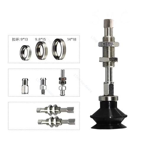 1pcs ZP-B Series Pneumatic Suction Cup Type Double-Layer Vacuum Sucker Organ Nozzle Injection Molding Machine Manipulator Parts(ZP50B,Black) in Kuwait