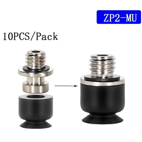 10pcs Pneumatic Vacuum Suction Cup ZP2-B02MU/04/05/06-15 Single Layer Silicone NBR Nozzle Manipulator Sucker Robot Accessory(ZP2-15N) in Saudi Arabia