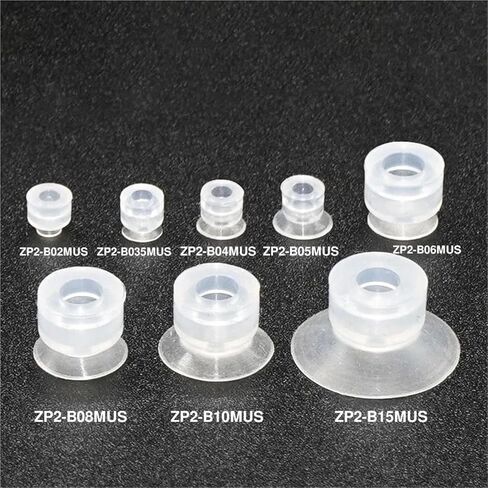 10pcs Pneumatic Vacuum Suction Cup ZP2-B02MU/04/05/06-15 Single Layer Silicone NBR Nozzle Manipulator Sucker Robot Accessory(ZP2-15N) in Saudi Arabia
