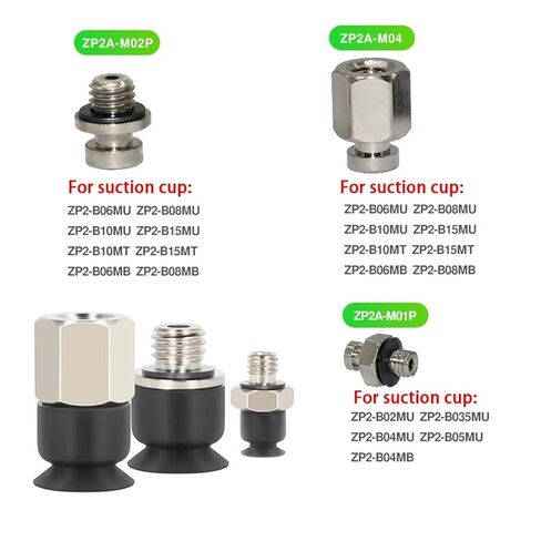 10pcs Pneumatic Vacuum Suction Cup ZP2-B02MU/04/05/06-15 Single Layer Silicone NBR Nozzle Manipulator Sucker Robot Accessory(ZP2-15N) in Saudi Arabia